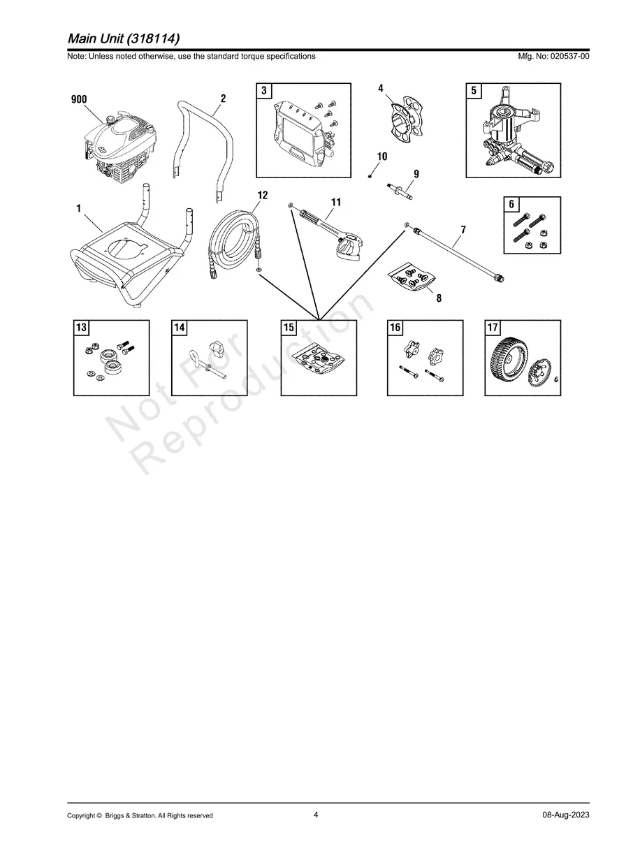 BRIGGS AND STRATTON, 020537-00, IPL.4